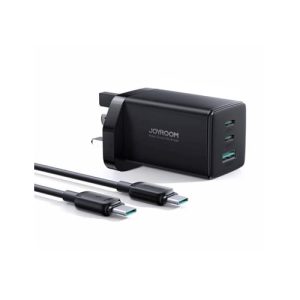 JOYROOM 65W 2 x Type C + 1 USB Home Charger with 1.2m Type-C Cable (HL-TCG01)