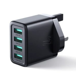 Joyroom 4 x USB Home Charger Black (HL-TCN03UK)