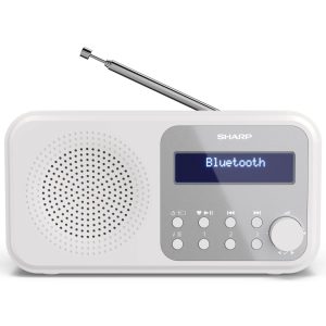 SHARP Tokyo portable radio - White (SDR-P420W)