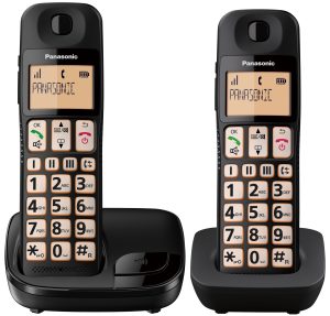Panasonic KX-TGE 112EB Twin Big Button Dect (TLP112T)