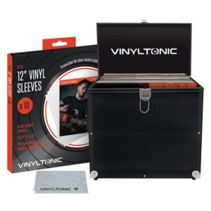 Vinyl Tonic Black LP Case (With Cloth & 10pk Outer Sleeves) VT02BS