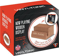 Vinyl Tonic 'NOW PLAYING' Wooden Stand (VT21)