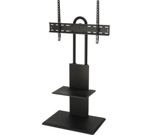 TVFS2-BLK Black TV Stand with Bracket