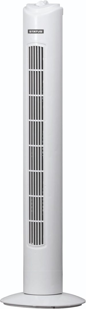 Status 32-Inch Tower Fan with 3 Speed Settings, Oscillating Slim Cooling Fan
