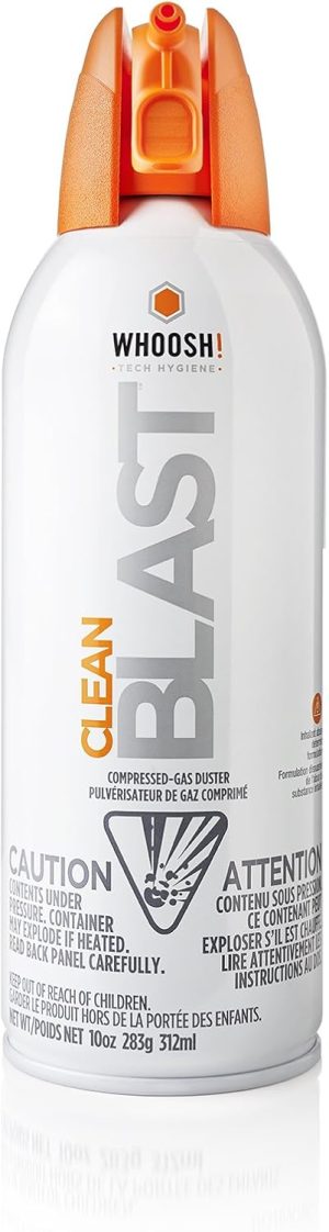 Whoosh Clean Blast - Air Duster Keyboard Cleaner