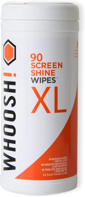 Whoosh Screen Shine Wipes (70)