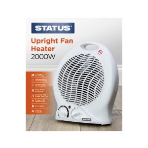 Status Upright Fan Heater 2000W White - SHEAT01W