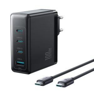 Joyroom GaN 100w 3C1A Fast Charger with C-C Cable (HL-TG11)