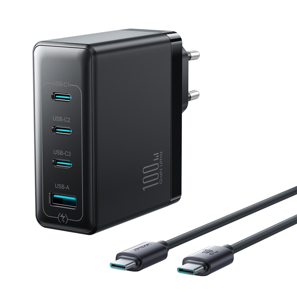 Joyroom GaN 100w 3C1A Fast Charger with C-C Cable (HL-TG11)