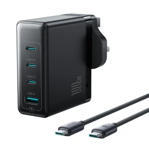 Joyroom GaN 100w 3C1A Fast Charger with C-C Cable (HL-TG11)